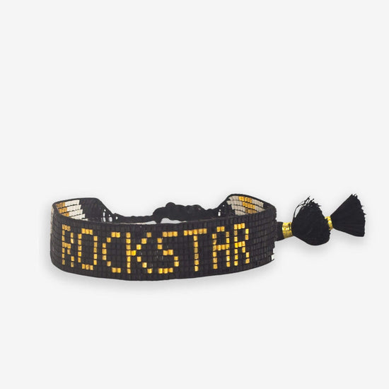 Gabby "Rockstar" Adjustable Beaded Bracelet Multicolor