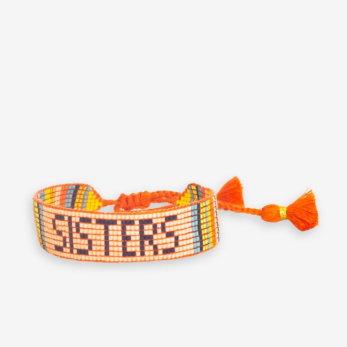 Gabby "Sisters" Adjustable Beaded Bracelet Multicolor