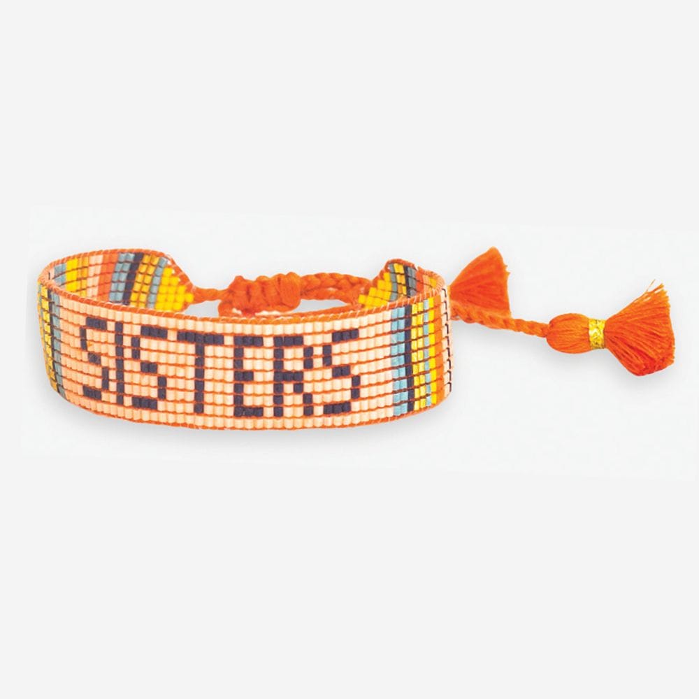 Gabby "Sisters" Adjustable Beaded Bracelet Multicolor