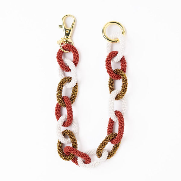 Game Day Beaded Bag Chain Burnt Orange – INK+ALLOY LLC