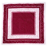 Game Day Polka Dot Scarf + Scrunchie Maroon + White 21x21 Scarf