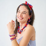 Game Day Sage 10 Strand + Gabby Stack Red, Blue, + White Stack