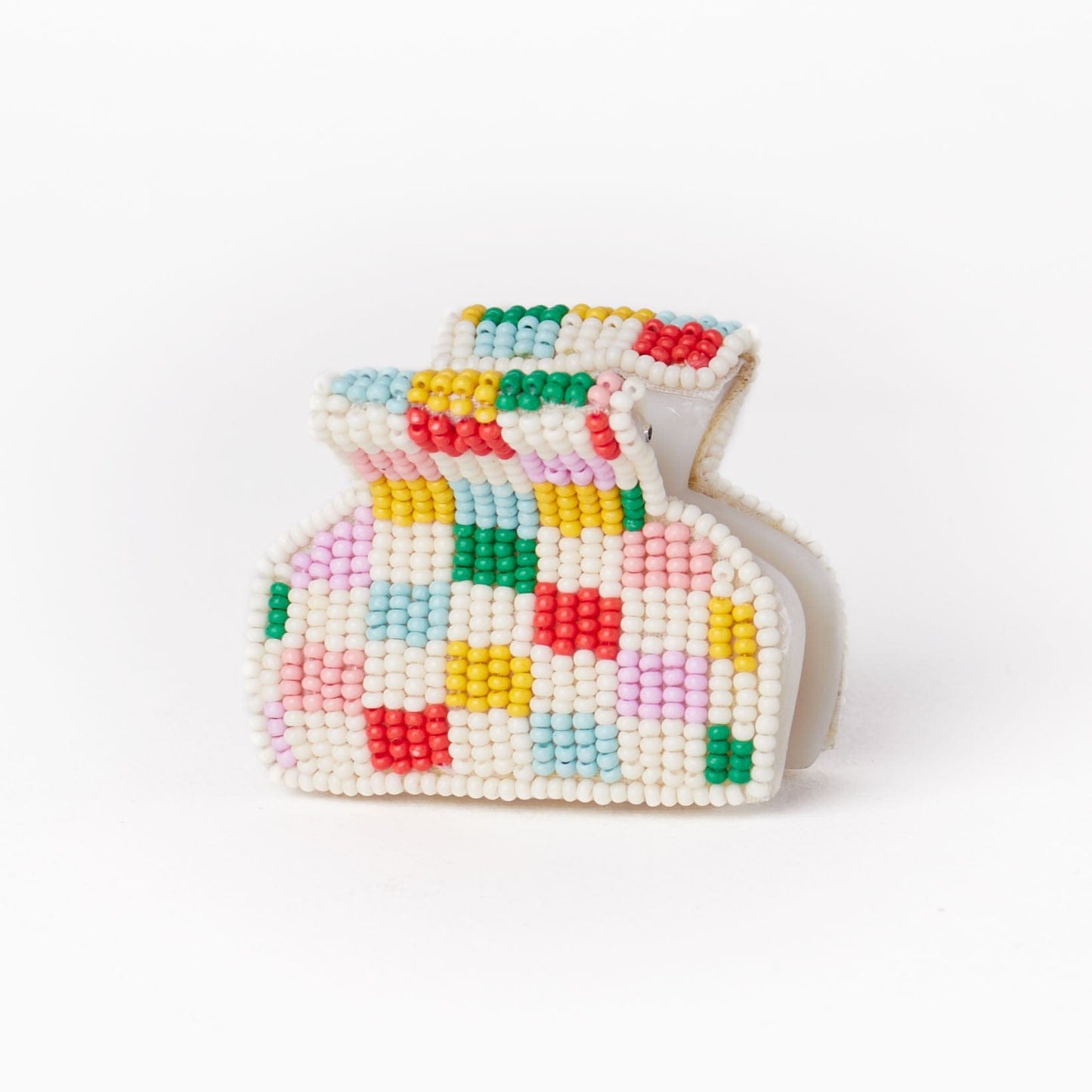 Gia Petite Multi-Color Checked Claw Light-Check Claw