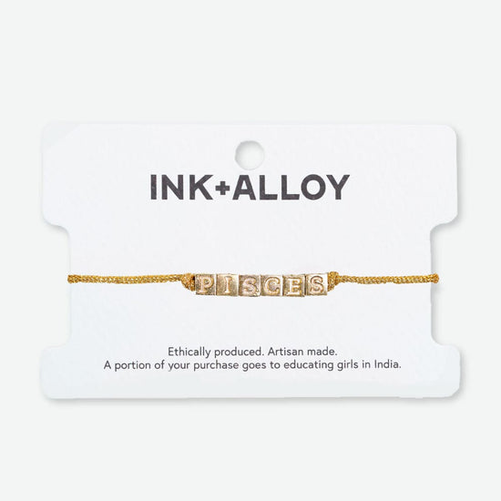 Goldie Zodiac Sign Friendship Bracelet Bracelet