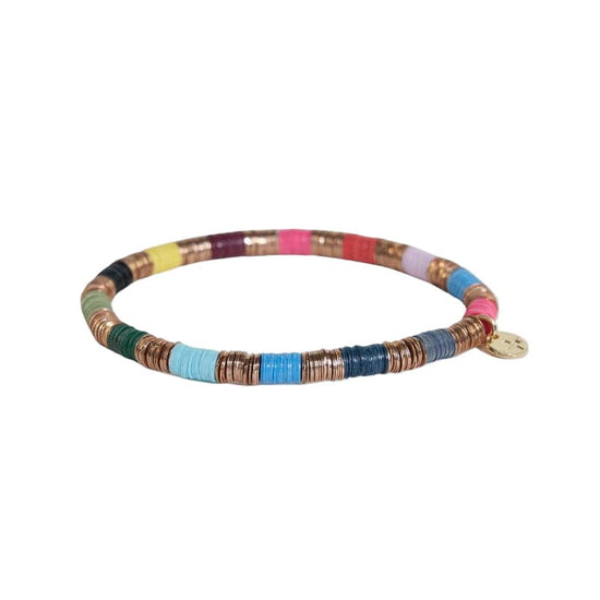 Grace Color Block Stretch Bracelet Light Multicolor Stretch