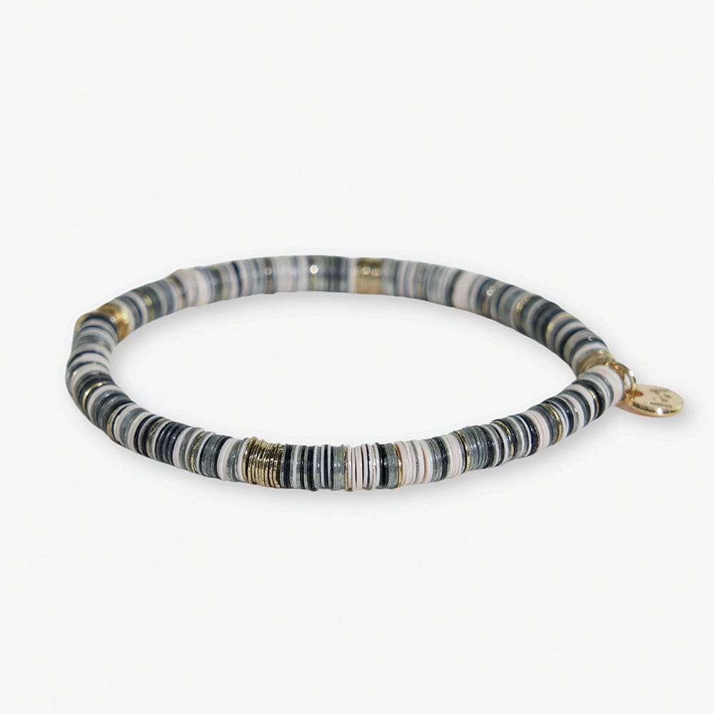 Grace Multi Mix Stretch Bracelet Black and White Bracelet