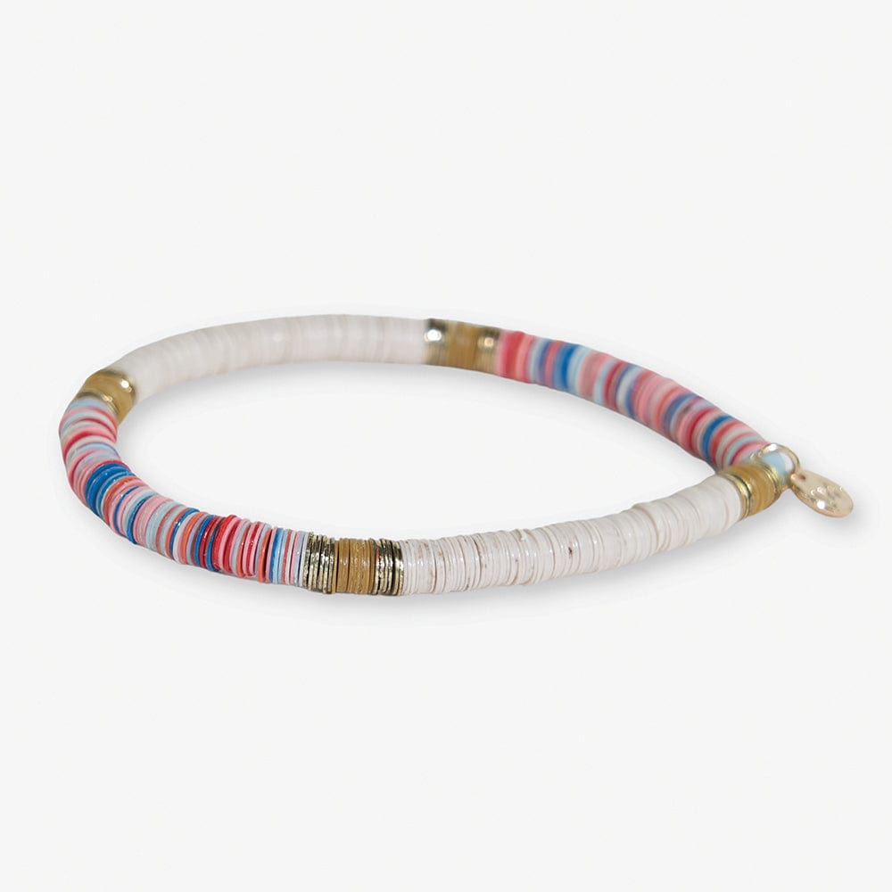 Grace One Color Multi Mix Stretch Bracelet Coastal Blue Bracelet