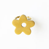 Harper Flower Bandana Ring Brass Bandana Ring