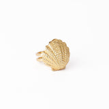 Harper Shell Bandana Ring Brass Bandana Ring