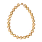 Iris Large Bead Necklace Gold Necklace