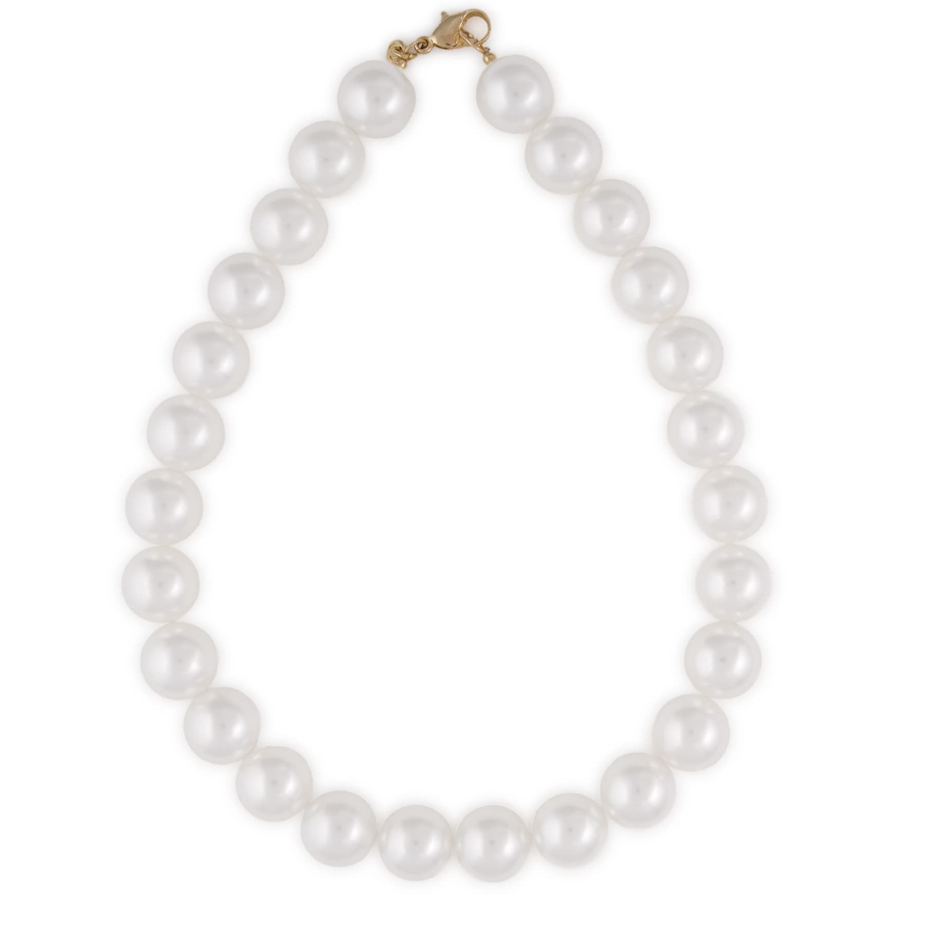 Iris Large Bead Necklace Pearls Necklace