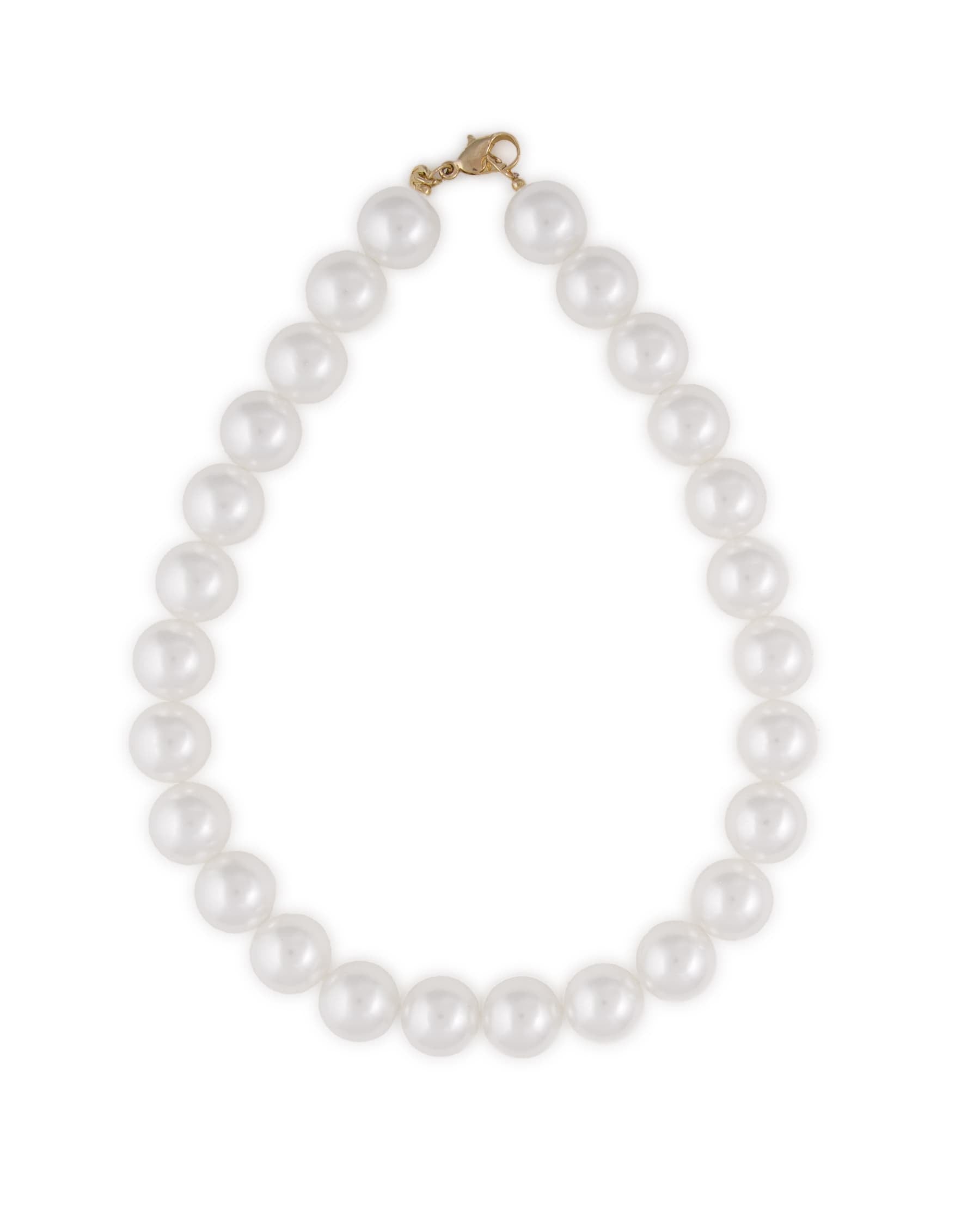 Iris Large Bead Necklace Pearls Necklace