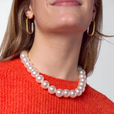 Iris Large Bead Necklace Pearls Necklace