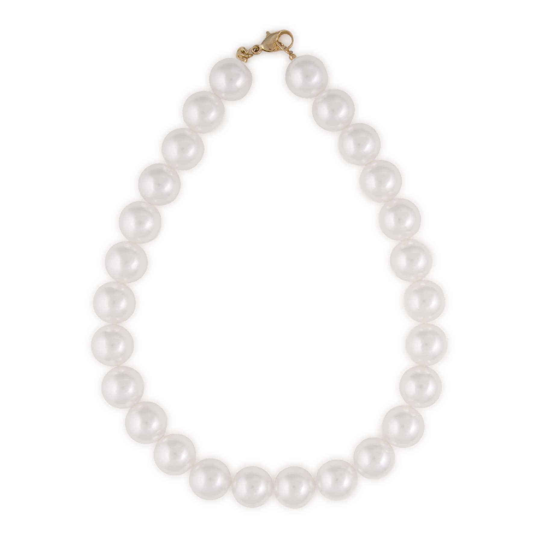 Iris Large Bead Necklace Pearls Necklace