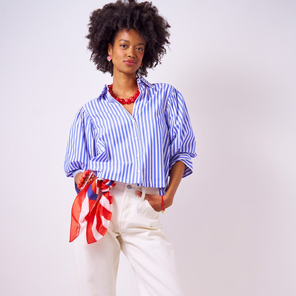 Iris Large Resin Bead Necklace Red Single Strand