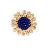 Johannah Crystal Brooch Cobalt Brooch