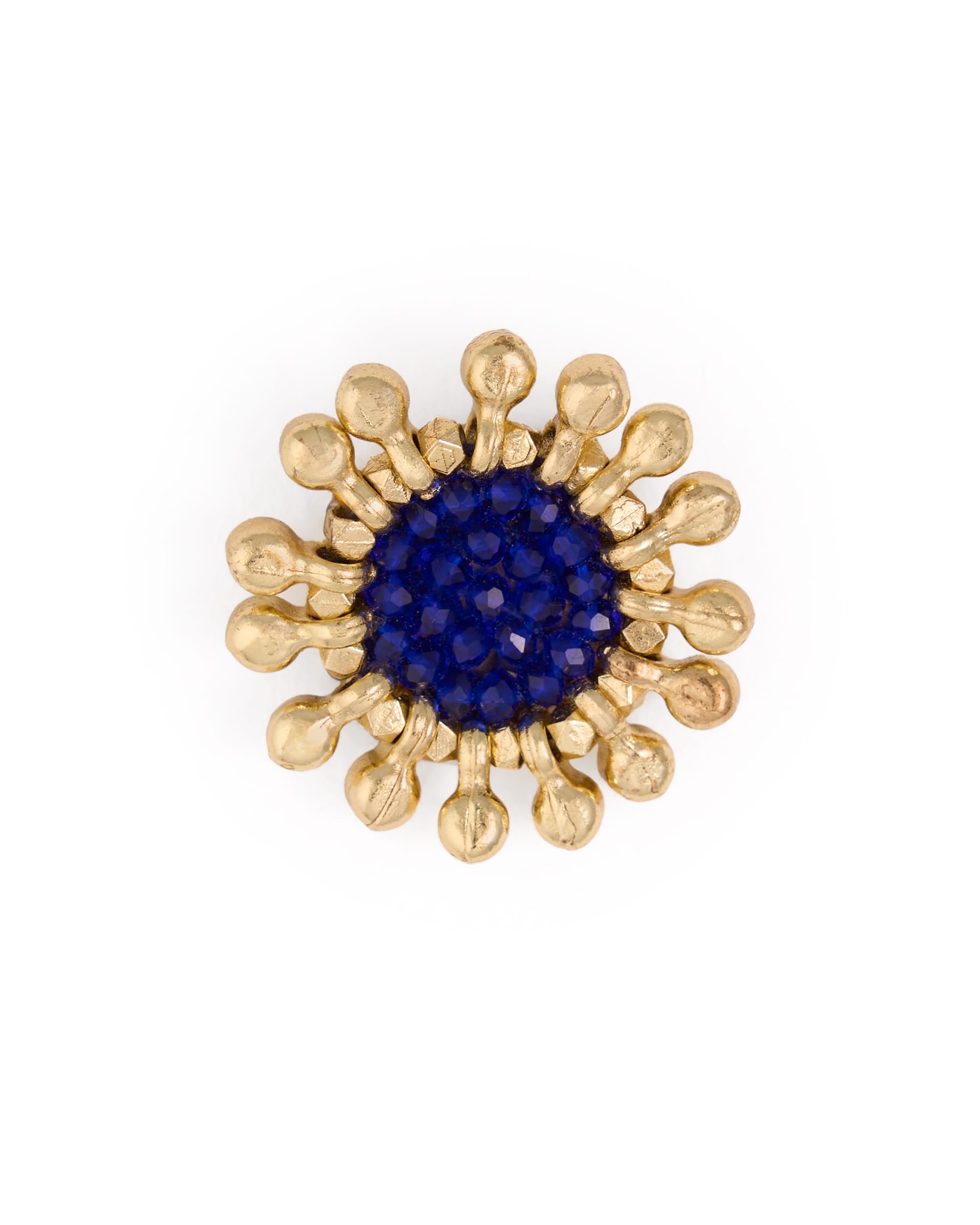 Johannah Crystal Brooch Cobalt Brooch