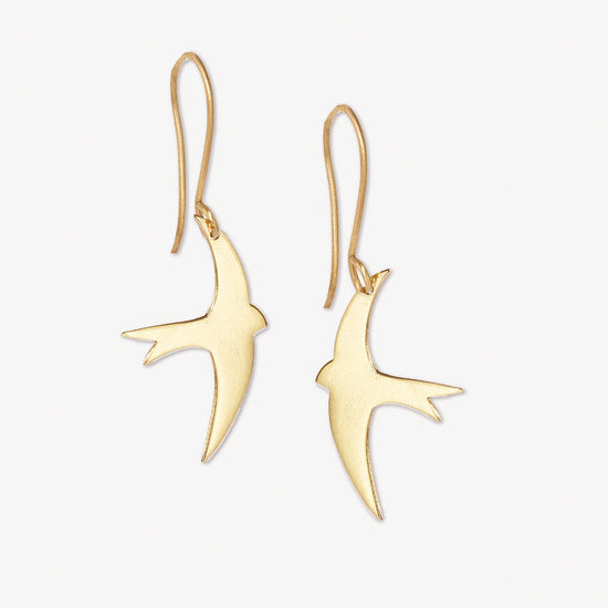 Juliet Bird Earrings Brass Earrings
