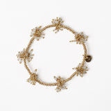 Kate Glass Cluster Beads Stretch Bracelet Clear Stretch