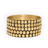 Katherine Bangle Set of 5 Brass Bracelet