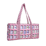 Kaya Mahjong Zippered Game Bag Pink Tote Bag