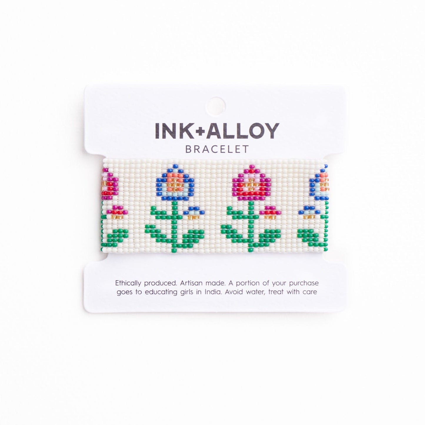 Kendall Floral Beaded Stretch Bracelet Multi Stretch