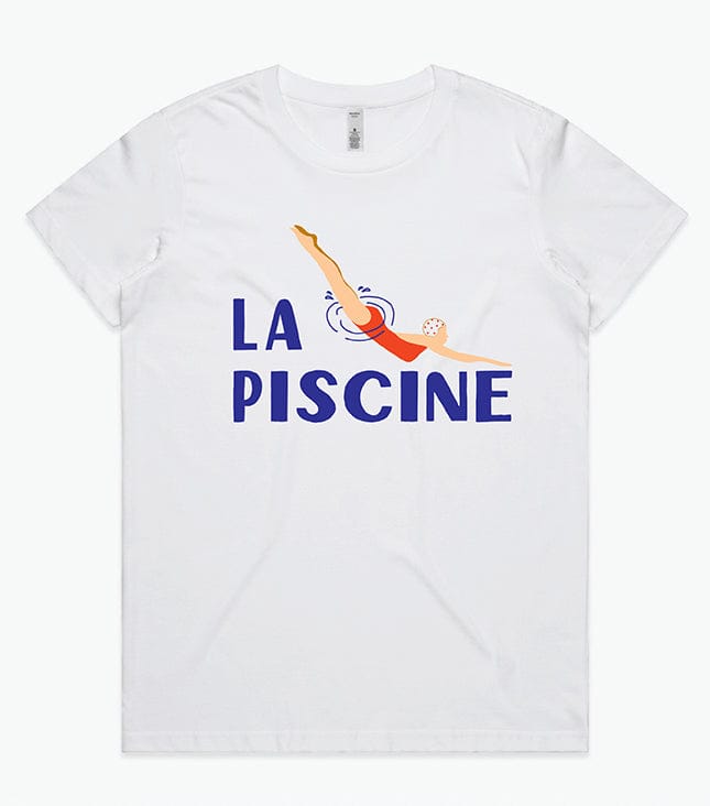 Kiki Tee La Piscine In Natural Apparel