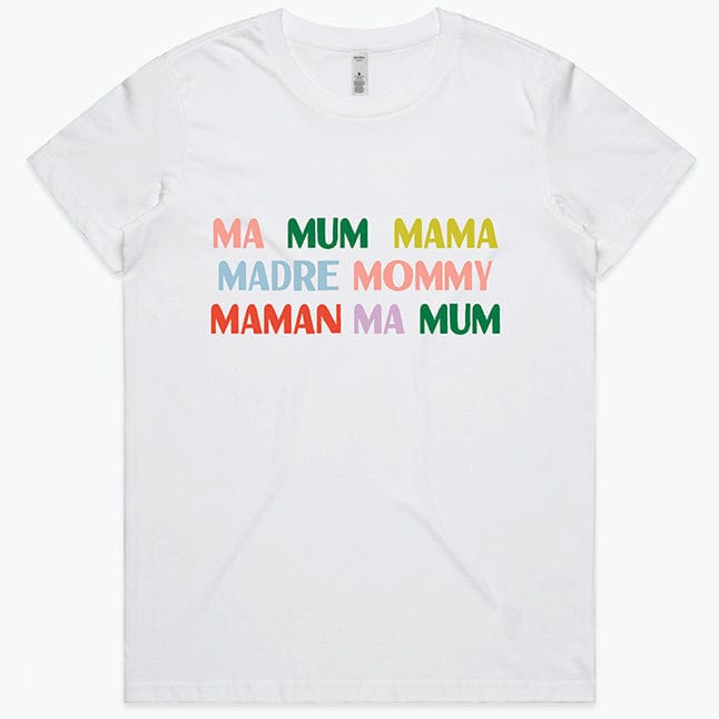 Kiki Tee Mama In Natural – INK+ALLOY LLC