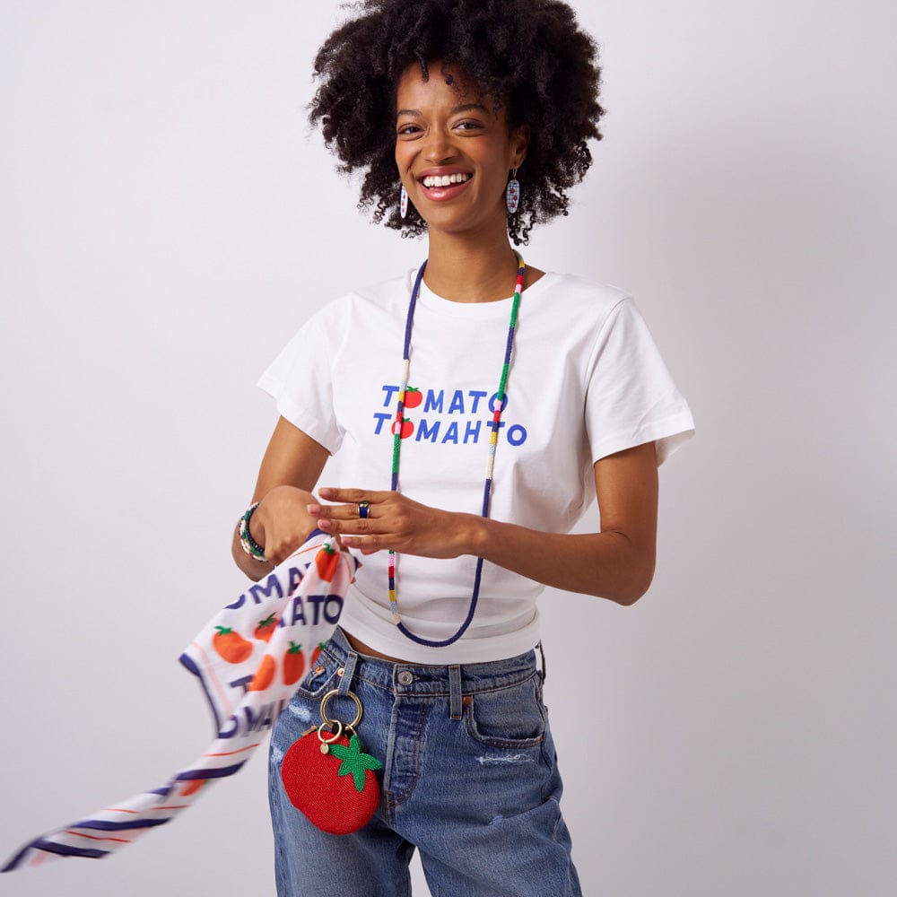 Kiki Tee Tomato Tomahto In Natural Large Tshirt