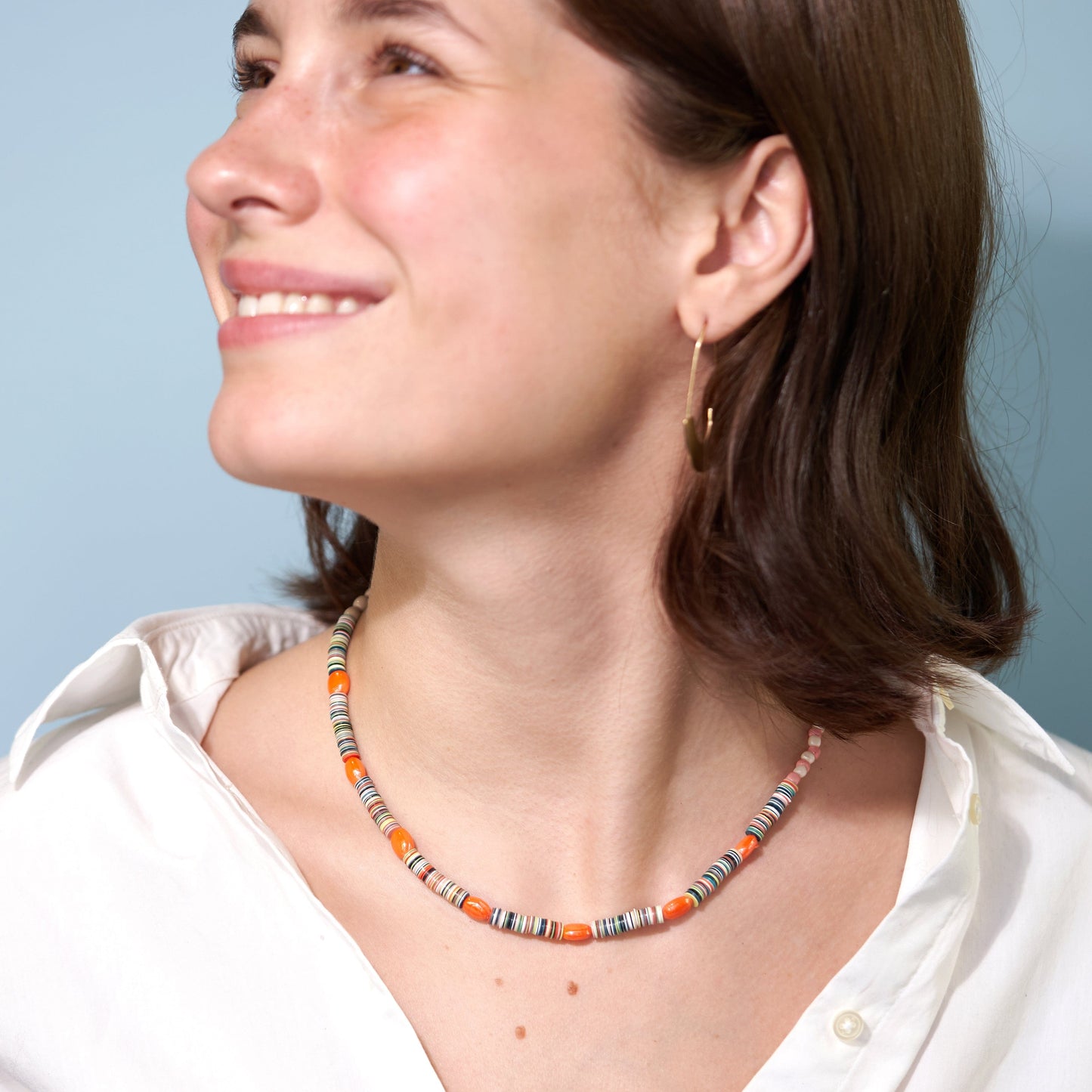 Mixed bead necklace - Woman | MANGO OUTLET Georgia