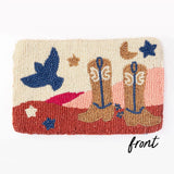 Leila Boot Seed Bead Clutch With Strap Crossbody