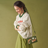 Leila Fox Seed Bead Clutch With Strap Bag
