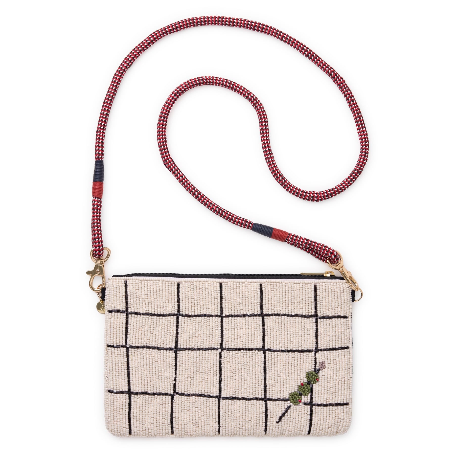 Leila Martini + Caviar Seed Bead Clutch – INK+ALLOY LLC