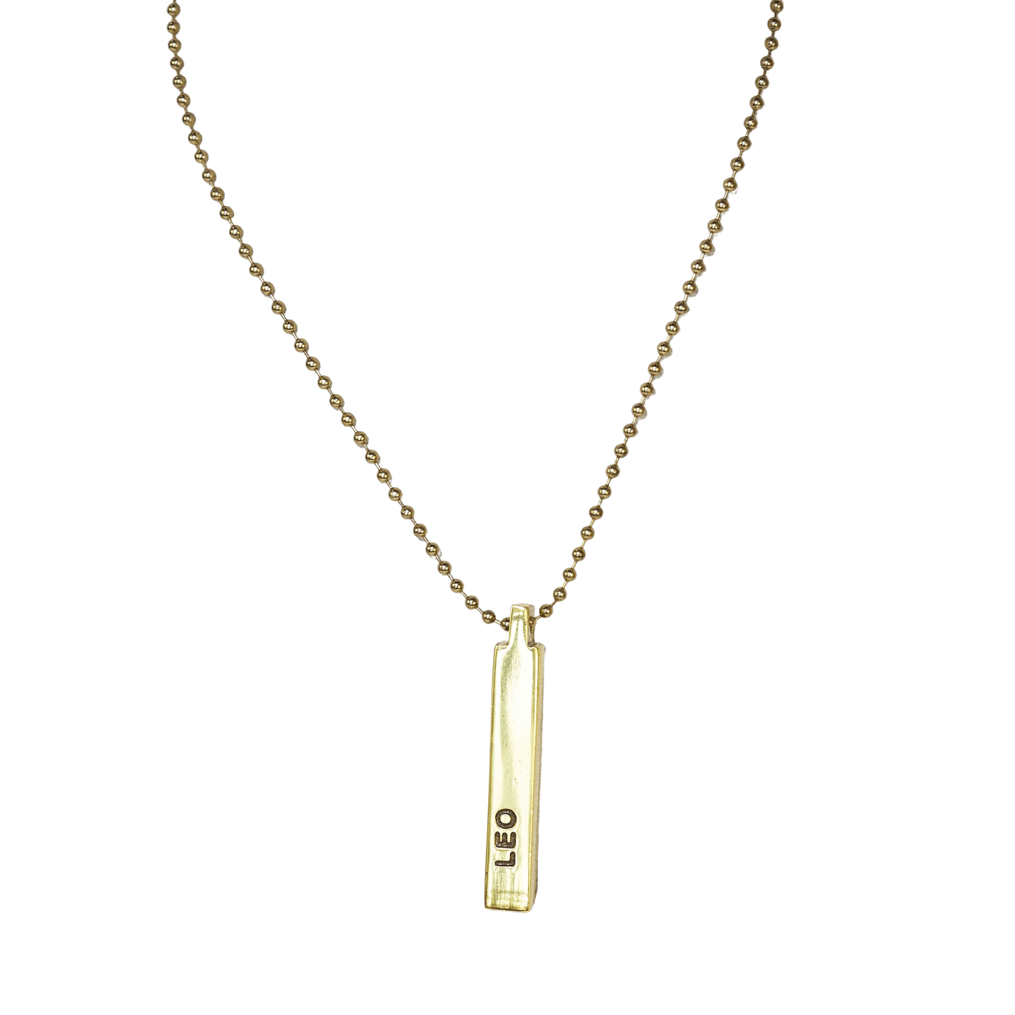 Leo Zodiac Brass Necklace Necklace
