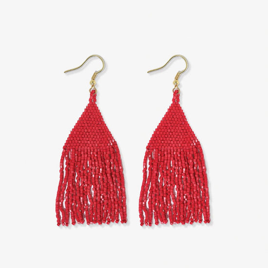 Red Beaded Earrings + Jewelry INK+ALLOY LLC Red Beaded Earrings + Jewelry INK+ALLOY LLC