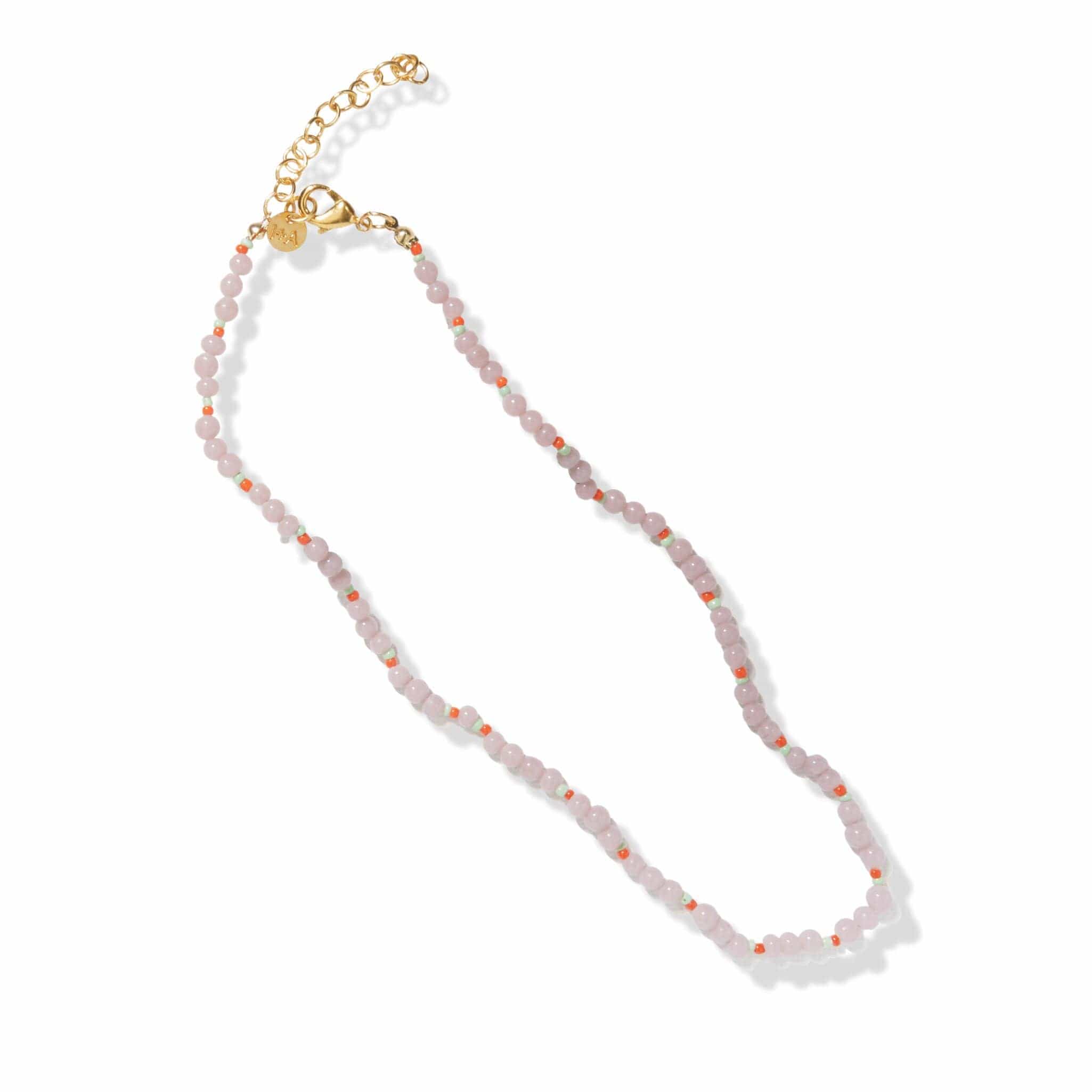 Glass Bead & Polymer Tube Necklace - Jane Pellicciotto Jewelry Design |  Portland, OR