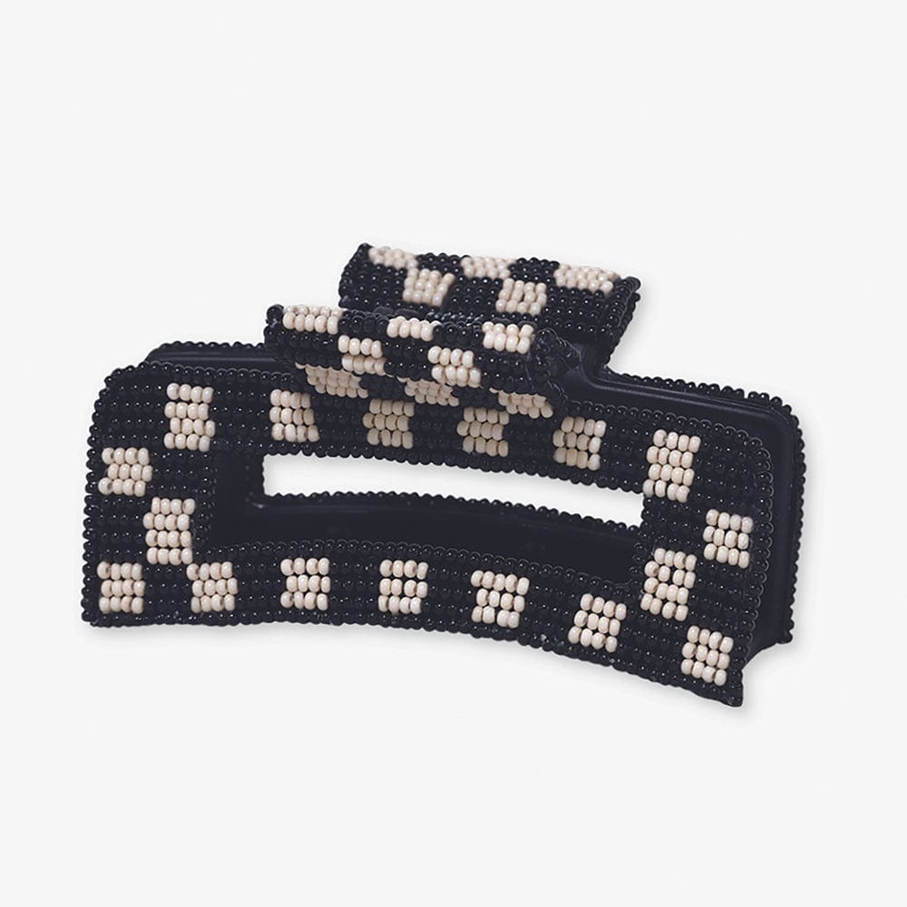 Lola Black And White Checked Claw Black/White CLAW