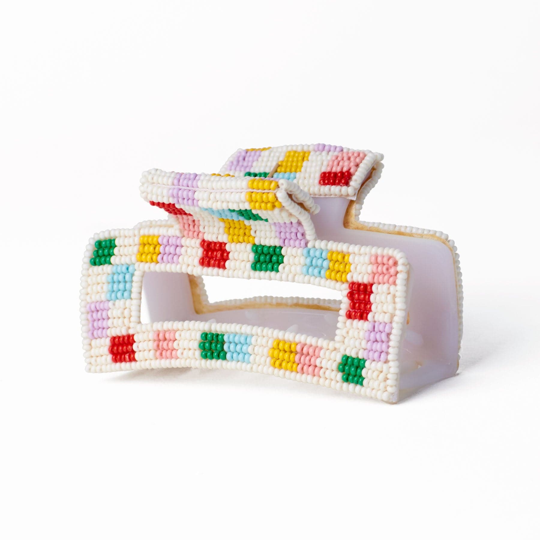 Lola Multi-Color Checked Claw Light-Check Claw