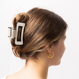Lola Solid Color With Piped Edges Claw Ivory Claw