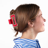 Lola Solid Color With Piped Edges Claw Red Claw