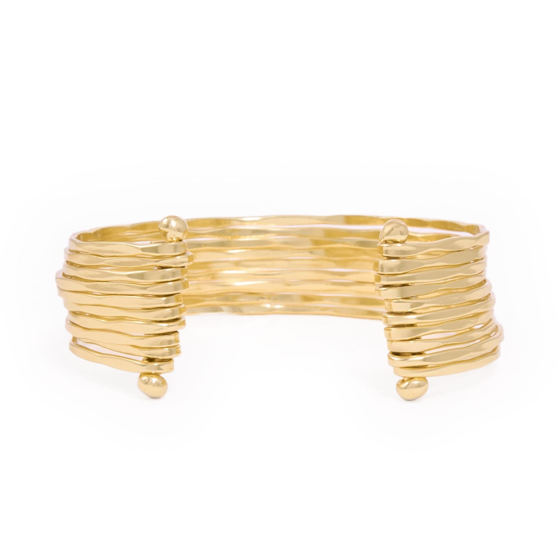 Louisa Multi Strand Cuff Brass Cuff