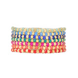 Louise Crystal Stretch Bracelet Stack of 7 Bracelet