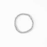 Lucille Round Bead Stretch Bracelet Silver Stretch