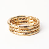 Lucille Round Bead Stretch Bracelets Brass Set of 3 Bracelet