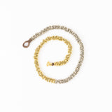 Lucy Mixed Metal Wrap Bracelet Gold + Silver Single Strand
