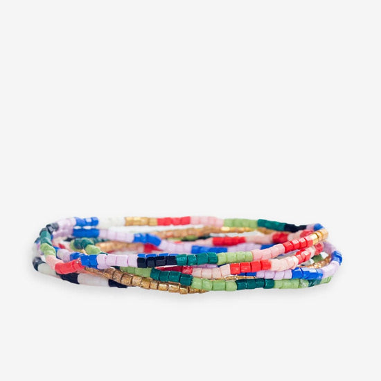 Macy Six Strand Luxe Beaded Bracelet Set Rio
