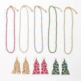 Maren Crystal Necklace With Alternating Brass Beads Hot Pink + Gold Single Strand