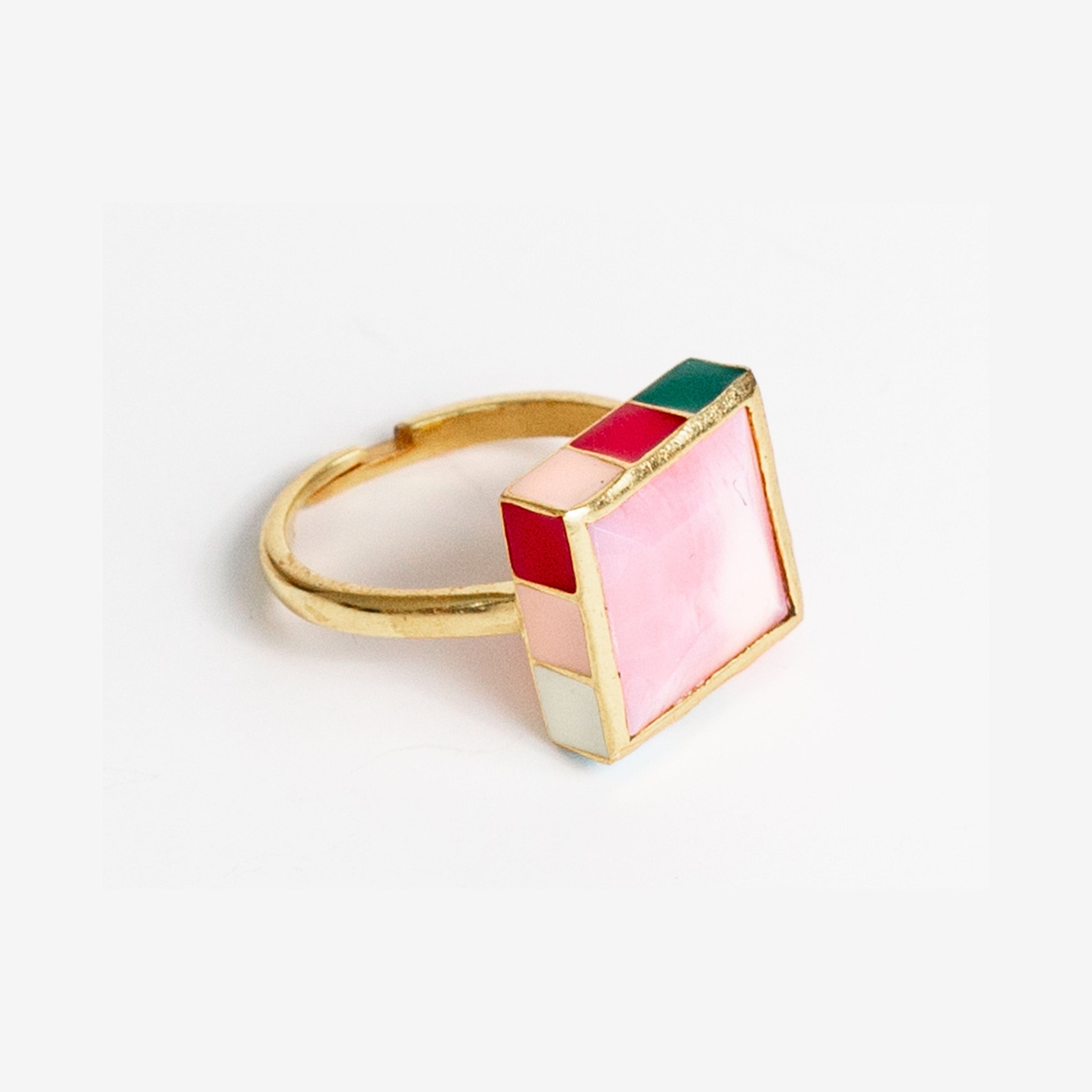 Rings- INK+ALLOY Handmade Enamel + Brass Rings for the Modern Bohemian ...
