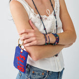 Mary Bits + Bobs Beaded Coin Purse Navy Coin Purse
