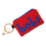 Mary Bits + Bobs Beaded Coin Purse Navy Coin Purse